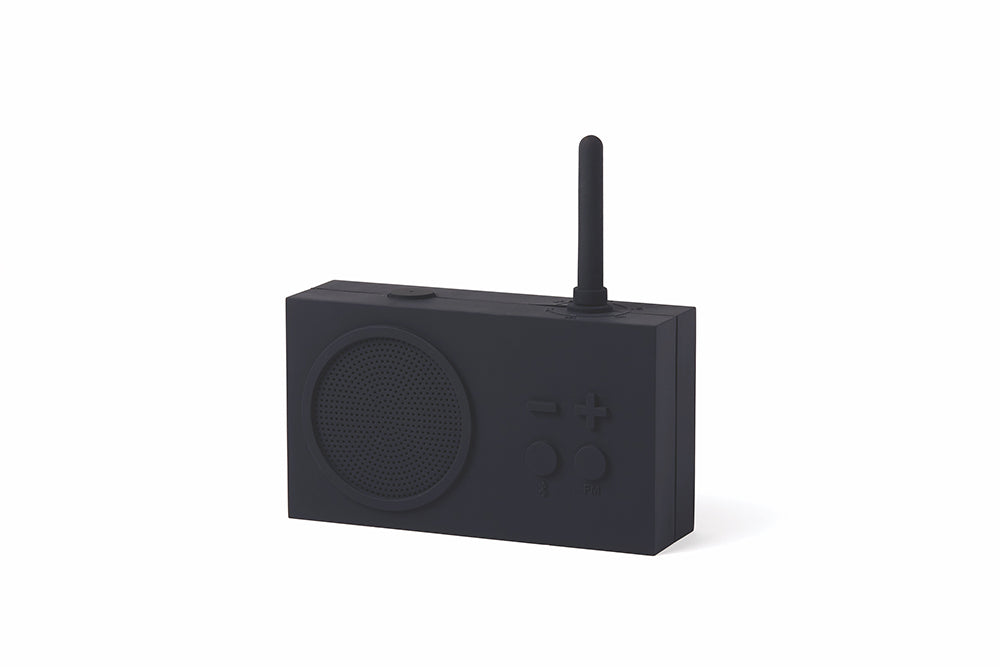 Lexon TYKHO 3 FM radio & Bluetooth speaker - Black (Splash-proof)