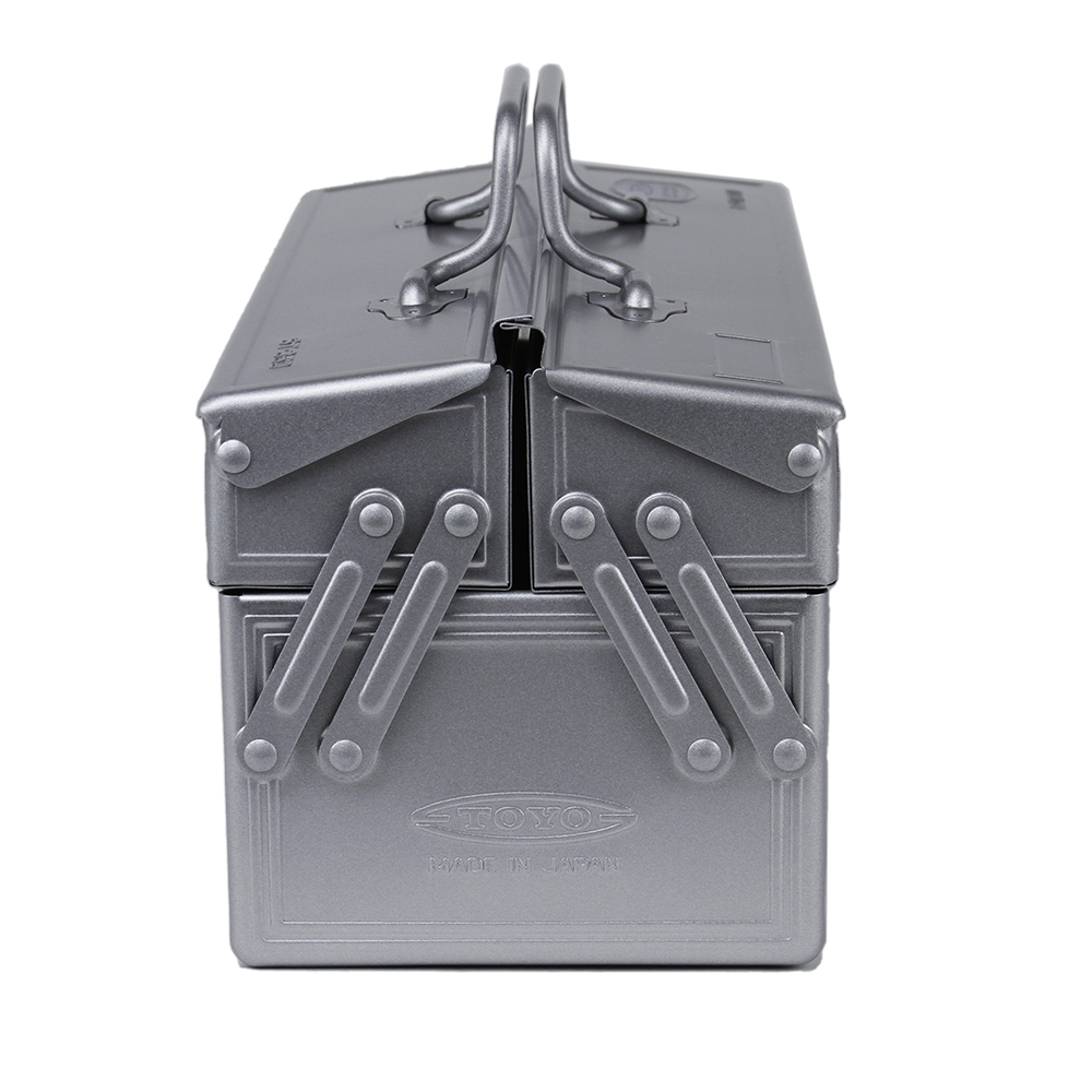 TOYO: ST-350 Large Toolbox - Silver - Made in Japan