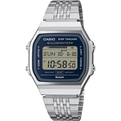 Casio Vintage Digital Smartphone Link Stainless Steel Quartz ABL-100WE-2A