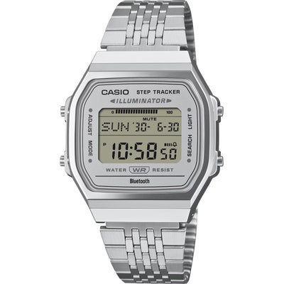 Casio Vintage Digital Smartphone Link Stainless Steel Quartz ABL-100WE-7A