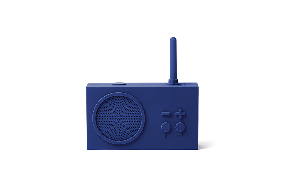 Lexon TYKHO 3 FM radio & Bluetooth speaker - Dark Blue (Splash-proof)