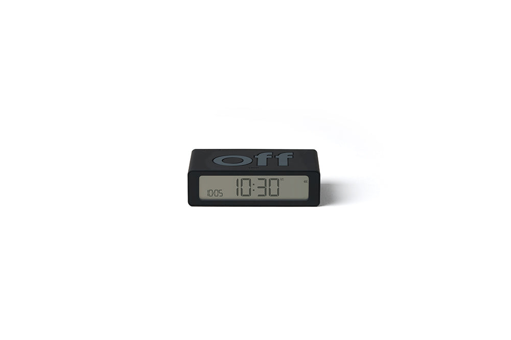 Lexon: Flip Premium Alarm Clock - Black