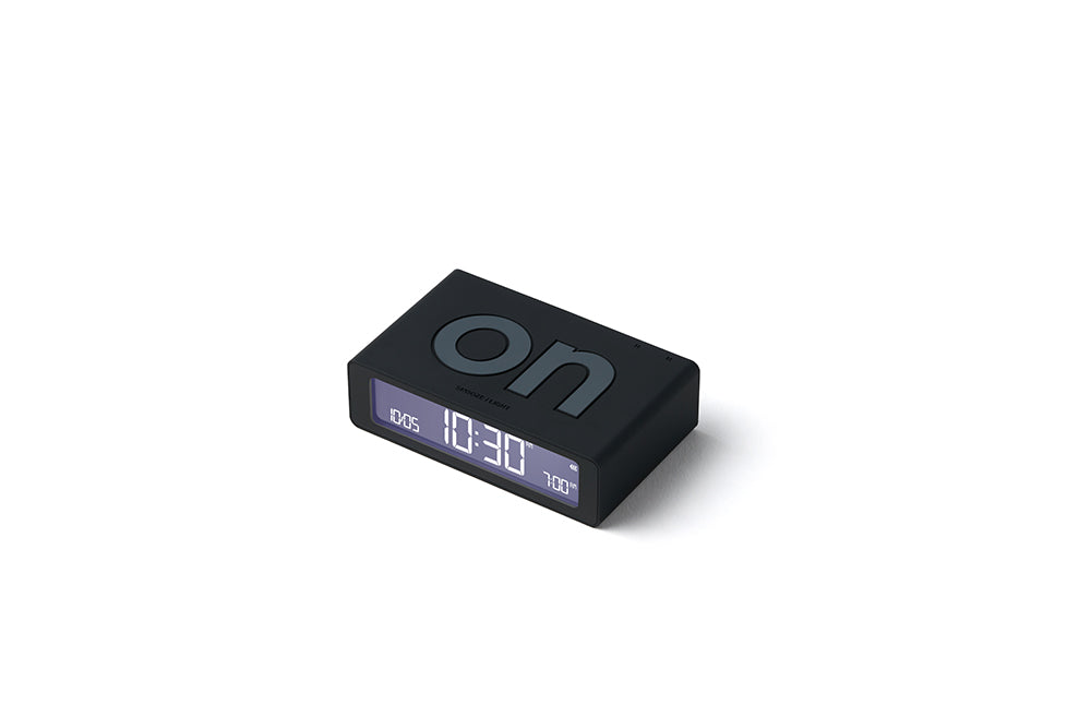 Lexon: Flip Premium Alarm Clock - Black