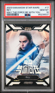 2023 Kakawow Phantom Disney 100 Star Wars May The Force Be With You 17 Rey - PSA 10