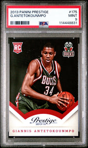 2013-14 Panini Prestige - Giannis Antetokounmpo - #175 - Rookie Card - PSA Graded Card