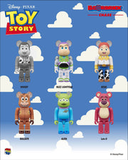 Medicom Bearbrick - Toy Story Chase - SET OF 6 with Woody CHASE - 100% Size Be@rbrick