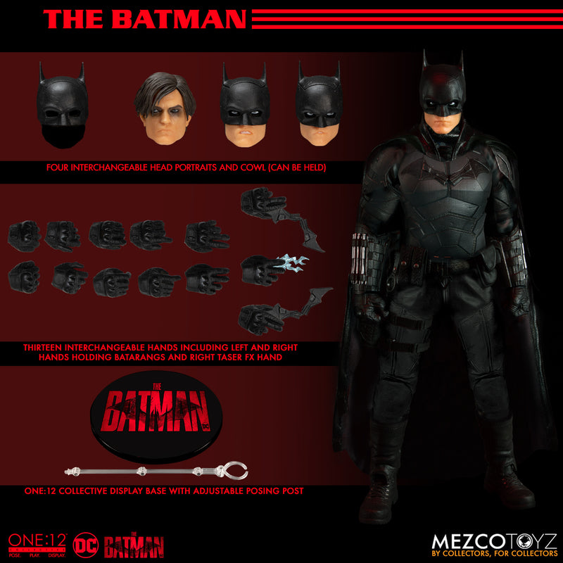 The Batman - Robert Pattinson One:12 Collective - Mezco Toys
