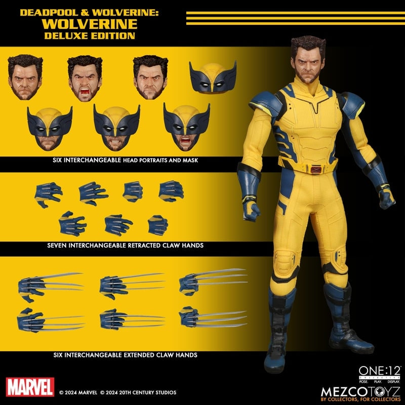 One:12 Collective - Deadpool & Wolverine: Wolverine Deluxe Edition - Action Figure - Mezco